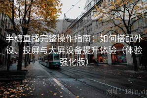 半糖直播完整操作指南：如何搭配外设、投屏与大屏设备提升体验（体验强化版）
