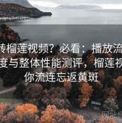 想玩转榴莲视频？必看：播放流畅度、清晰度与整体性能测评，榴莲视频让你流连忘返黄斑