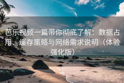 芭乐视频一篇带你彻底了解：数据占用、缓存策略与网络需求说明（体验强化版）