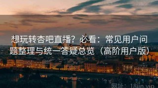 想玩转杏吧直播？必看：常见用户问题整理与统一答疑总览（高阶用户版）