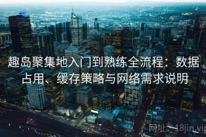 趣岛聚集地入门到熟练全流程：数据占用、缓存策略与网络需求说明