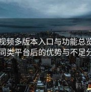蓝莓视频多版本入口与功能总览：对比同类平台后的优势与不足分析