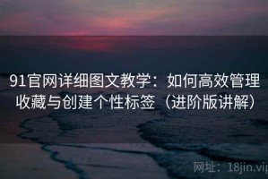 91官网详细图文教学：如何高效管理收藏与创建个性标签（进阶版讲解）