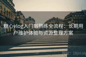 糖心vlog入门到熟练全流程：长期用户维护体验与资源整理方案
