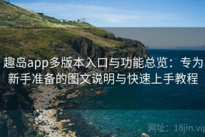 趣岛app多版本入口与功能总览：专为新手准备的图文说明与快速上手教程