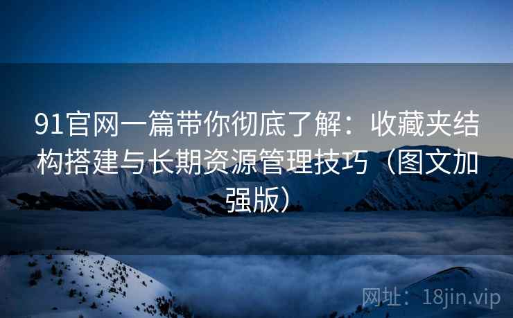 91官网一篇带你彻底了解：收藏夹结构搭建与长期资源管理技巧（图文加强版）