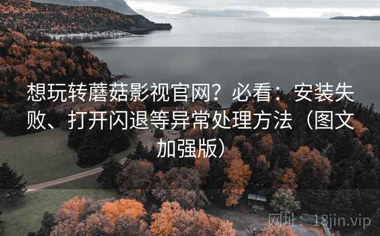 想玩转蘑菇影视官网？必看：安装失败、打开闪退等异常处理方法（图文加强版）