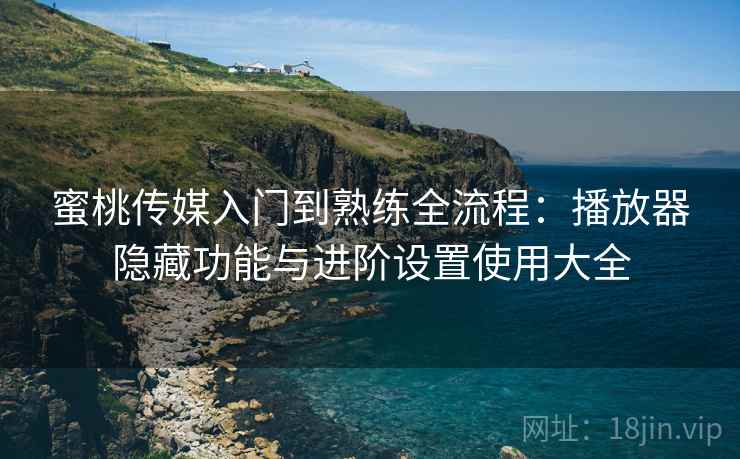 蜜桃传媒入门到熟练全流程：播放器隐藏功能与进阶设置使用大全