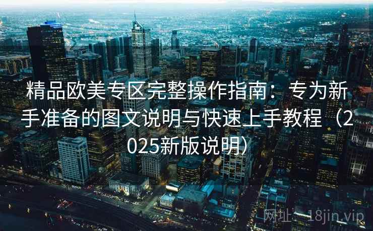 精品欧美专区完整操作指南：专为新手准备的图文说明与快速上手教程（2025新版说明）