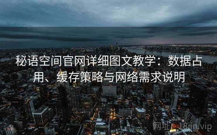 秘语空间官网详细图文教学：数据占用、缓存策略与网络需求说明
