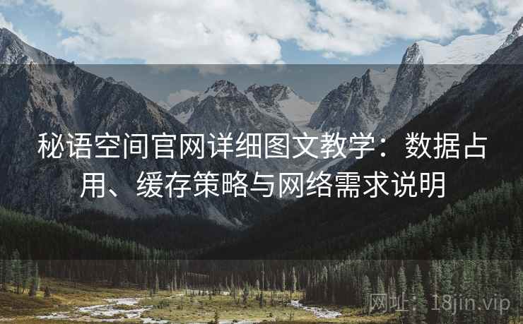 秘语空间官网详细图文教学：数据占用、缓存策略与网络需求说明