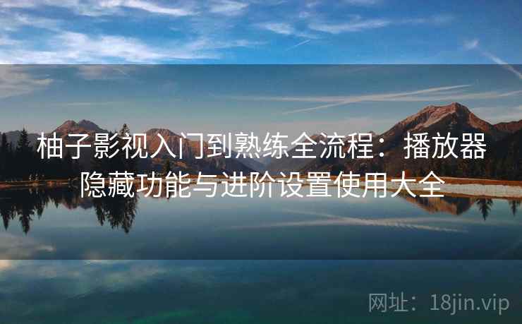 柚子影视入门到熟练全流程：播放器隐藏功能与进阶设置使用大全