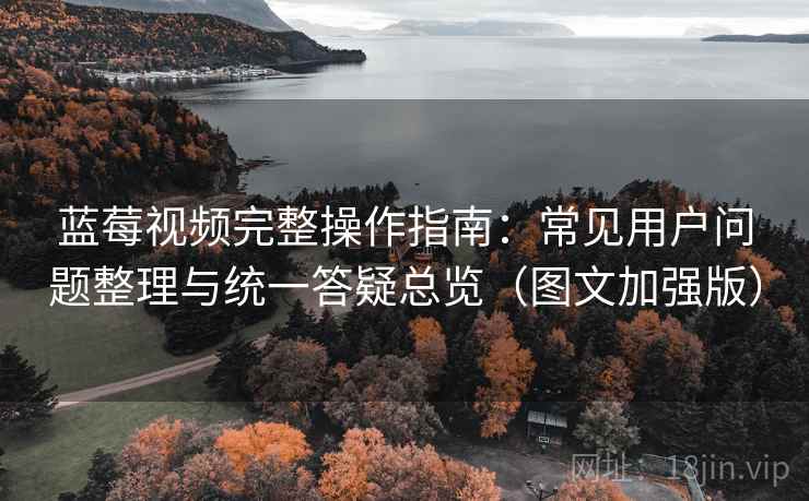蓝莓视频完整操作指南：常见用户问题整理与统一答疑总览（图文加强版）