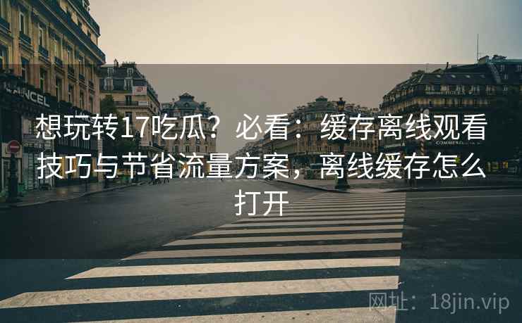 想玩转17吃瓜?必看:缓存离线观看技巧与节省流量方案,离线缓存怎么打开 想玩转17吃瓜?必看:缓存离线观看技巧与节省流量方案,离线缓存怎么打开